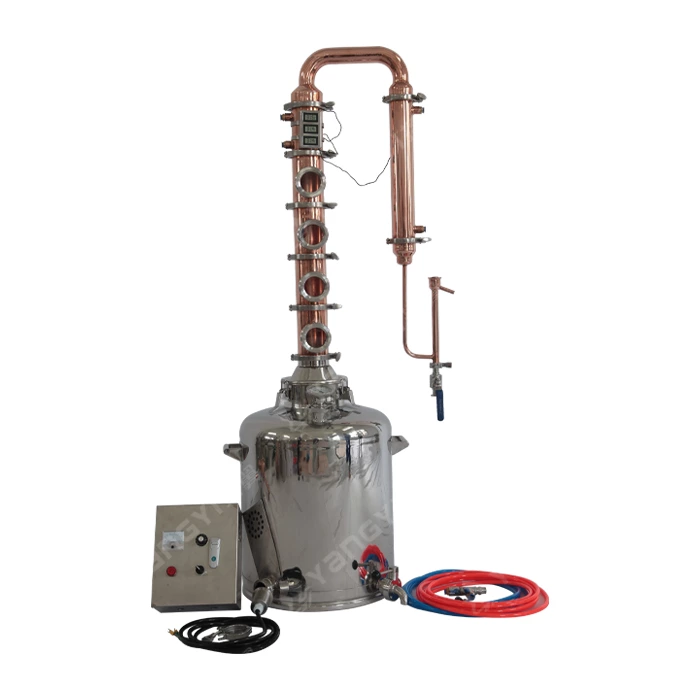 100L boiler with 4inch copper column