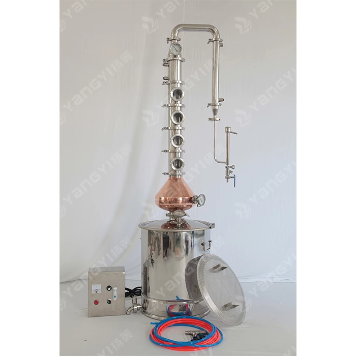 150L tank with ss304 reflux column