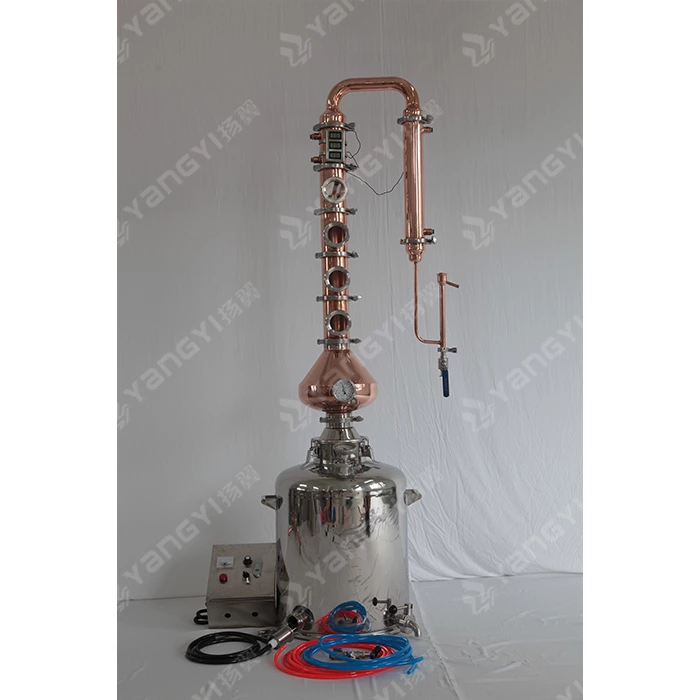 100L boiler with 4inch copper column