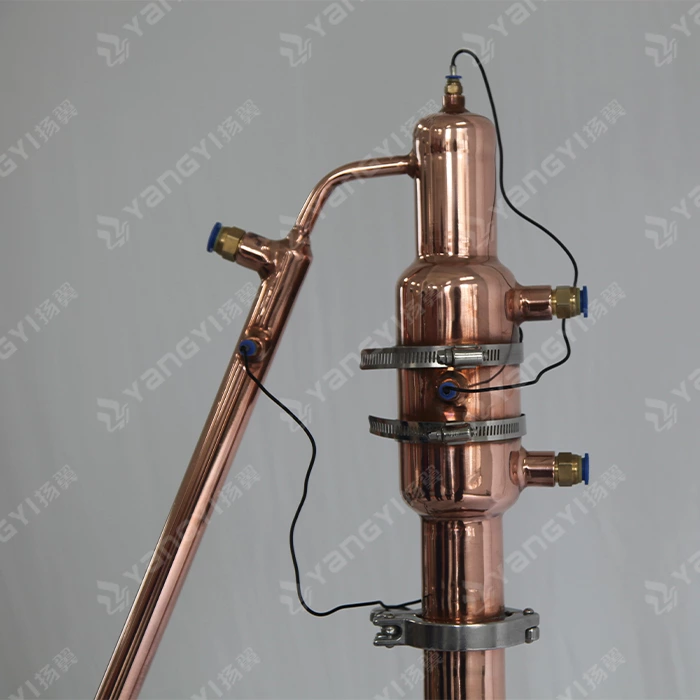 Home Still copper helment and column